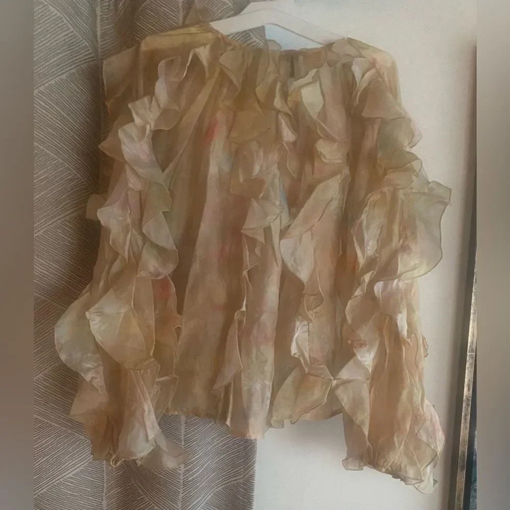 MARBLE chic ruffled